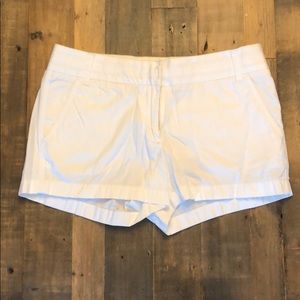 J Crew White Chino Shorts